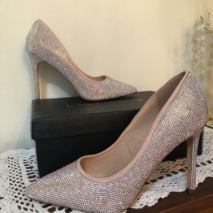 Liliana crystal sparkling high heel pumps size 8